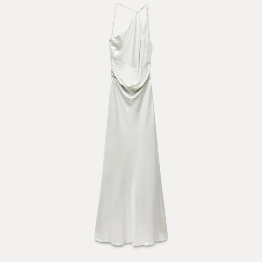 Zara Long Asymmetric  Dress - Picture 8 of 11